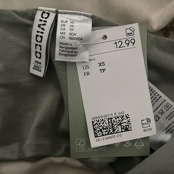 H&M cotton  bandeaus - Picture 3 of 5